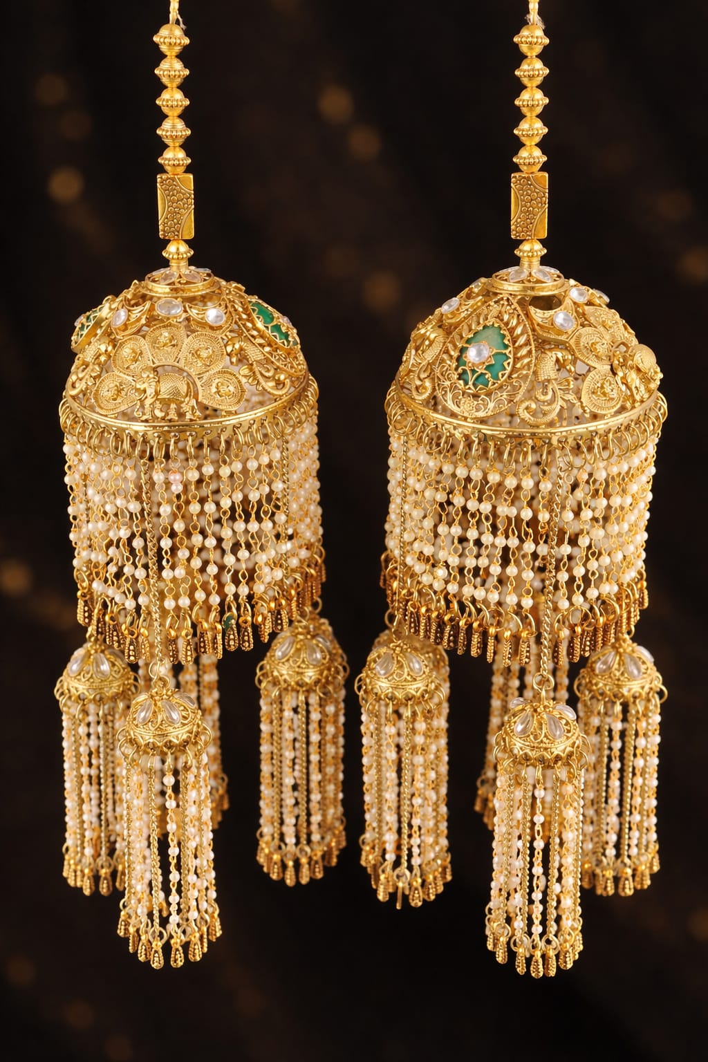 Bridal heritage kalira elephant design